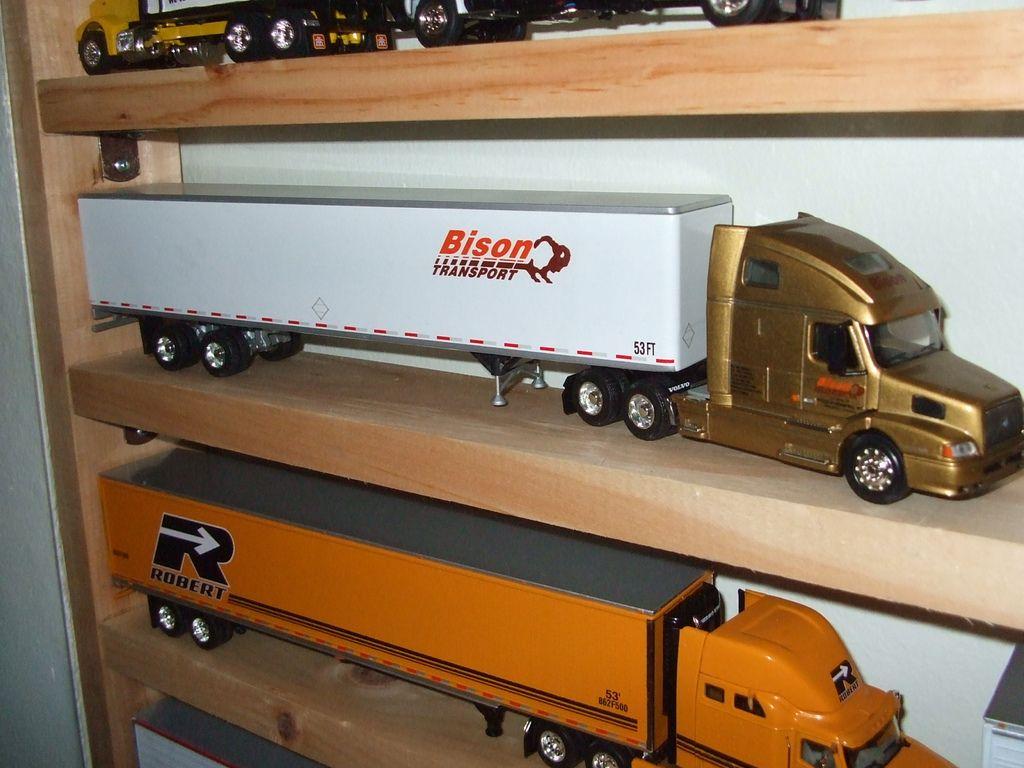 Bison Transport Logo - PEM Bison Transport Volvo & Dry Van 64 Scale Canadian W