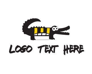 Black Crocodile Logo - Alligator Logo Maker | Best Alligator Logos | BrandCrowd