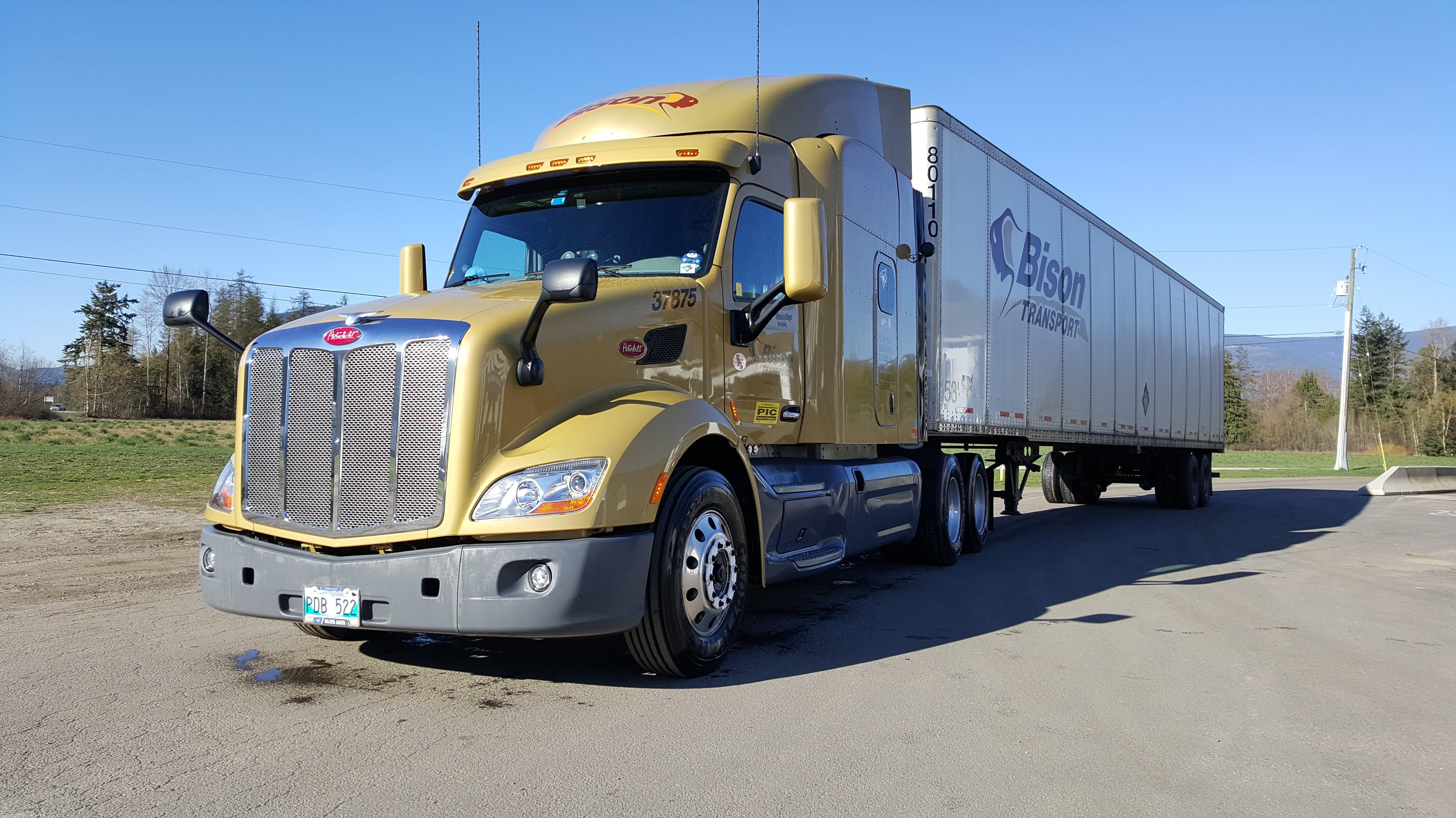 Bison Transport Logo - Petra the Peterbilt: A Love Story