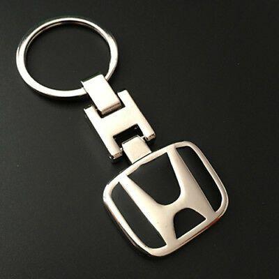 H Car Logo - FOR HONDA CAR Logo Titanium Black H Key Chain keychain Ring Keyfob ...