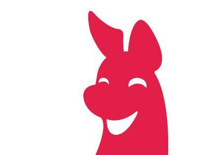 Hopper Kangaroo Logo - The Branding Source: New logo: Dish
