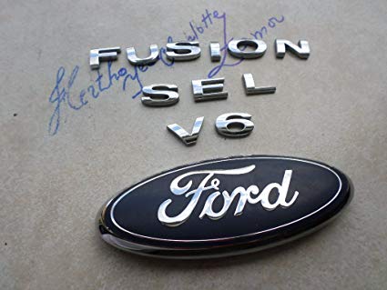 Ford Fusion Logo - Amazon.com: 06-12 Ford Fusion SEL V6 Tailgate 2883 D720B ENG #T1206 ...