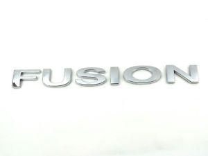 Ford Fusion Logo - Genuine New FORD FUSION BOOT BADGE Rear Emblem 2002 2011