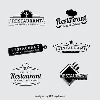 Black and White Food Logo - Food Logo Vectors, Photo and PSD files