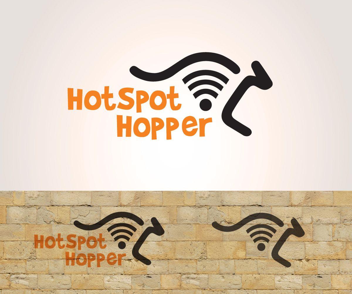 Hopper Kangaroo Logo - Modern, Colorful, Marketing Logo Design for HotSpot Hopper