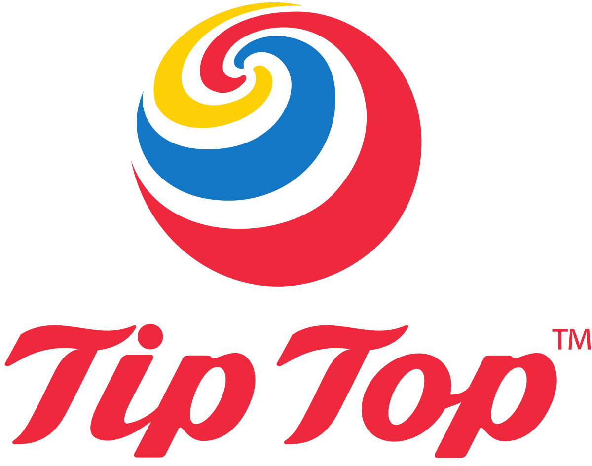 Red Ice Cream Brand Logo - Tip Top (ice cream)