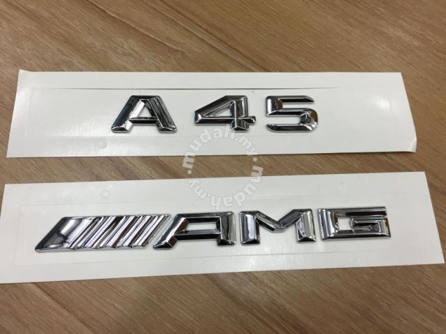 A45 AMG Logo - Mercedes W176 A45 AMG Emblem Ori Type - Car Accessories & Parts for ...