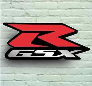 Gsxr Logo - GSXR LOGO 2FT GSX R GARAGE SIGN PLAQUE SPORT MOTORBIKE K1 K2 K5 K6 ...