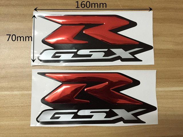 Gsxr Logo - Red 3D Motorcycle Sticker Case for SUZUKI GSXR600 GSXR750 GSXR1000 ...