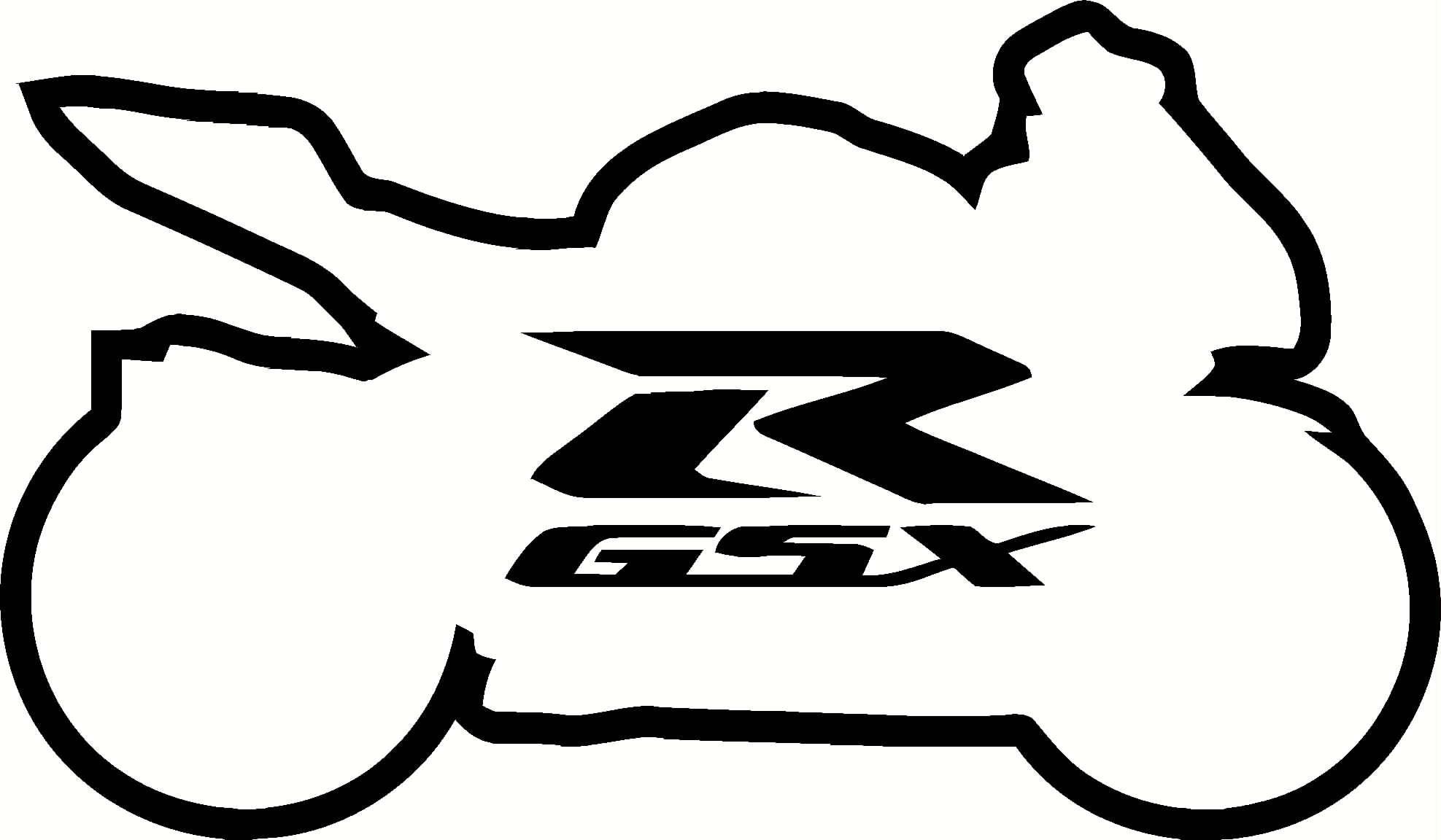 Sportbike Logo - Suzuki GSXR Sport Bike Logo, B&M Expressions