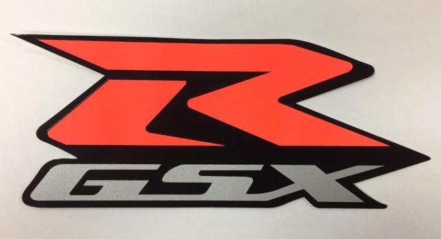 Gsxr Logo - Suzuki GSXR 600 750 1000 Racing Motorcycle Decal Sticker Orange ...