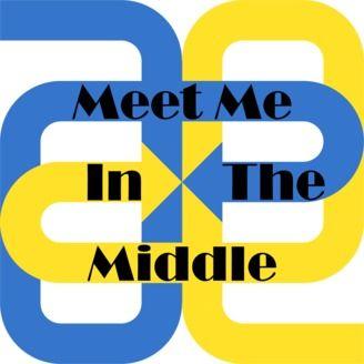 Meet Me App Logo - Meet Me In The Middle. Listen via Stitcher Radio On Demand