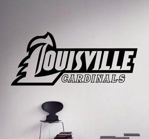 Louisville Cardinals Football Logo - Louisville Cardinals College Football Logo Wall Decal NCAA Vinyl ...