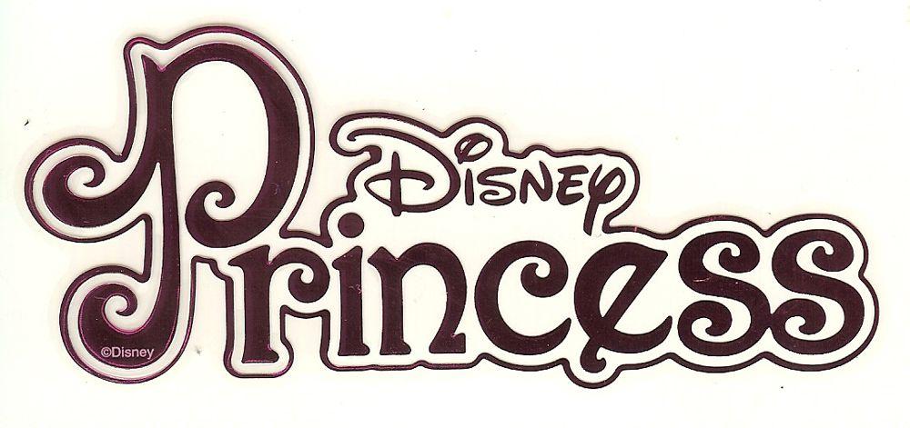 Princess Logo - Disney Window Decal - Disney Princess Logo