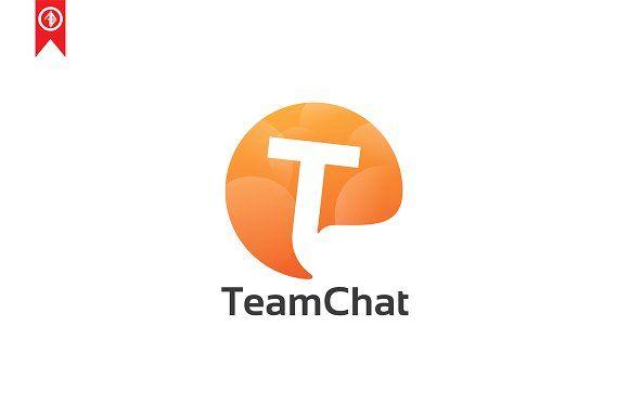 Popular Chat App Logo - Team Chat App / Letter T Logo Templates Creative Market