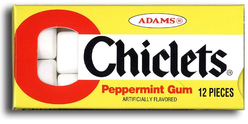 Chiclets Logo - A Chiclet History - Candy Favorites
