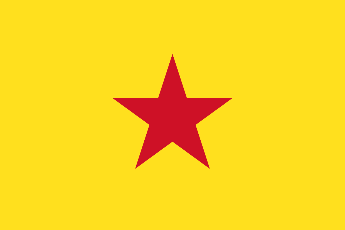 Red Yellow -Green Flag Logo - Flag of Mohéli