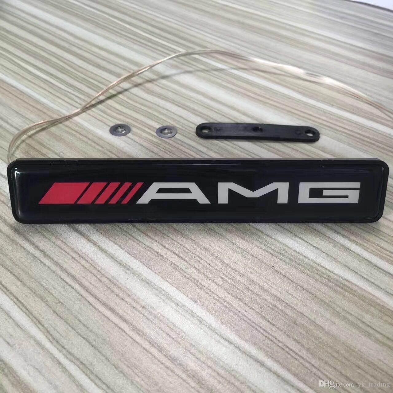 A45 AMG Logo - Mercedes Benz AMG A45 Logo Badge Front Grill Led Light Front