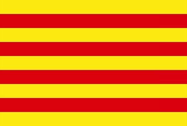 Red Yellow -Green Flag Logo - Understanding Catalan Flags - La Senyera and L'Estelada