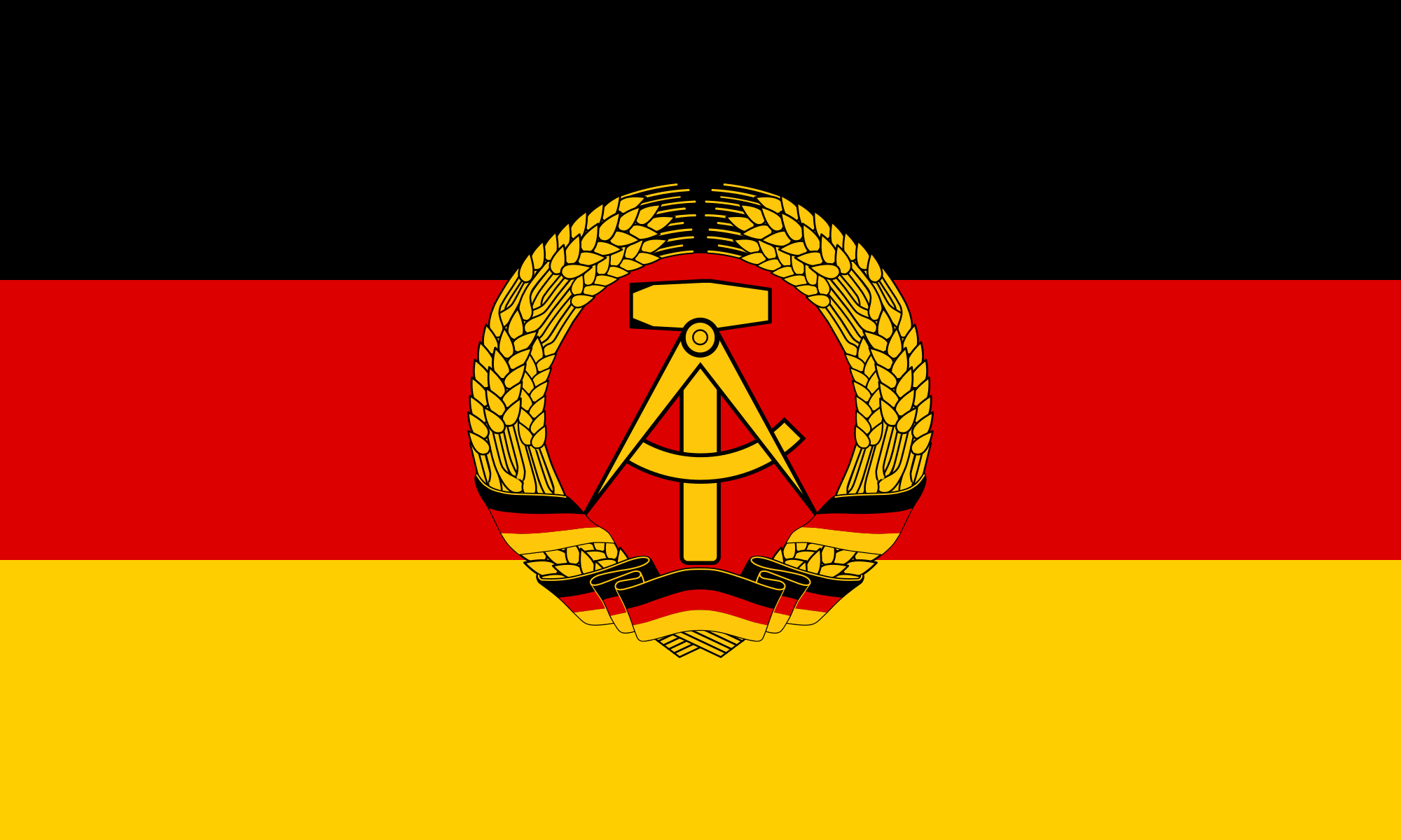 Red Yellow -Green Flag Logo - German Flag. Flag of Germany Image. Site Provides Image