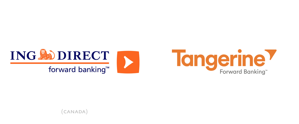 Tangerine Logo - Brand New: New Logo and Name for ING Direct Canada by Concrete and ...