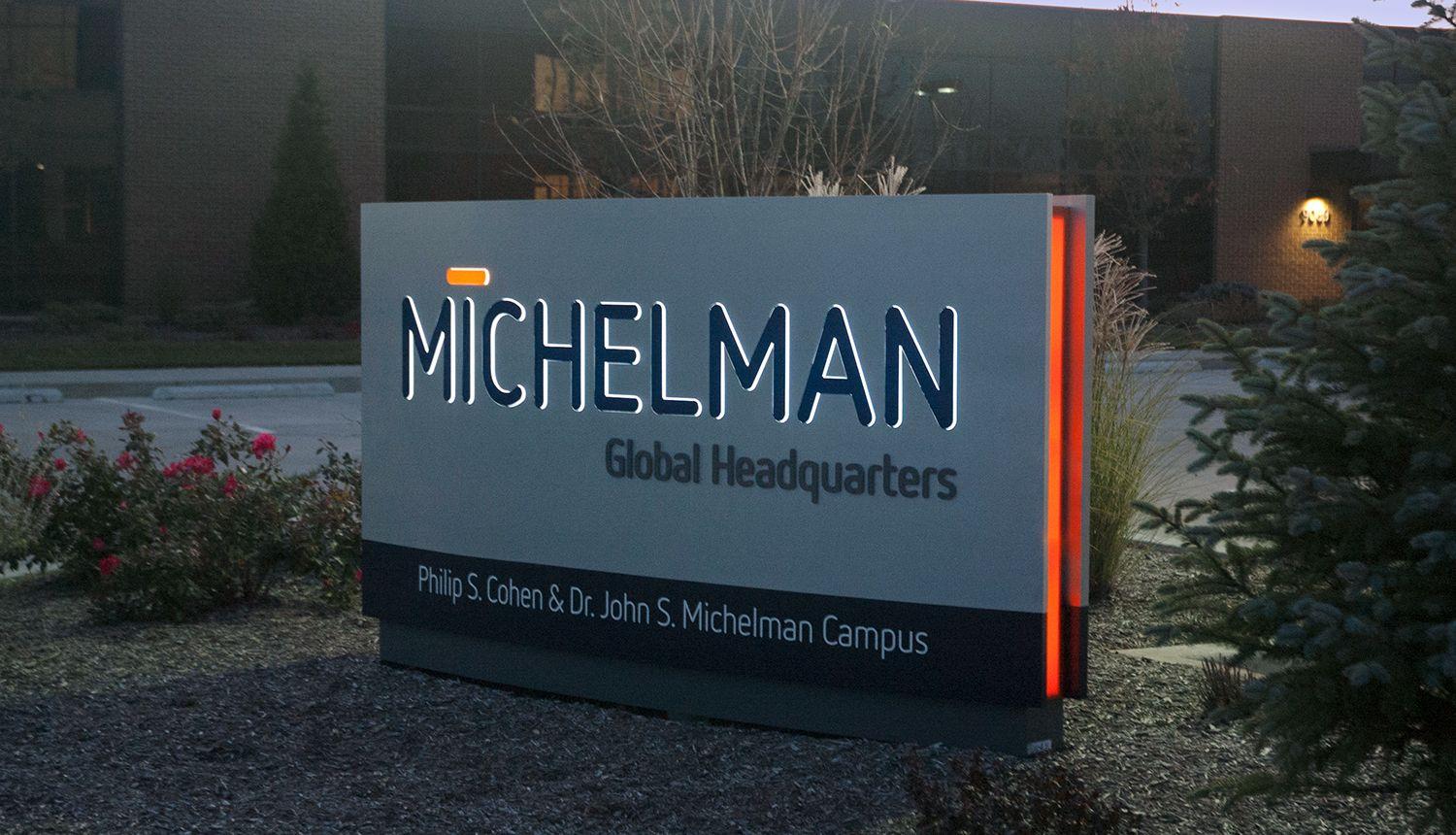 Michelman Logo - Michelman Corporate Headquarters – ASI Signage