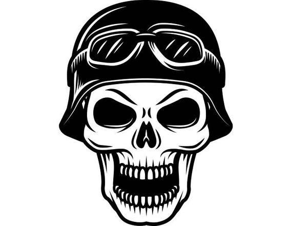 Motorcycle Skull Logo - Motorcycle Skull 10 Helmet Goggles Chopper Outlaw Bike Biker
