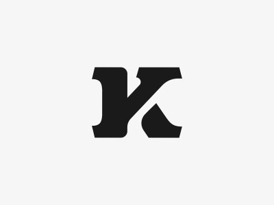 White K Logo - WIP K Logo Mark Design by Dalius Stuoka. logo designer. Dribbble