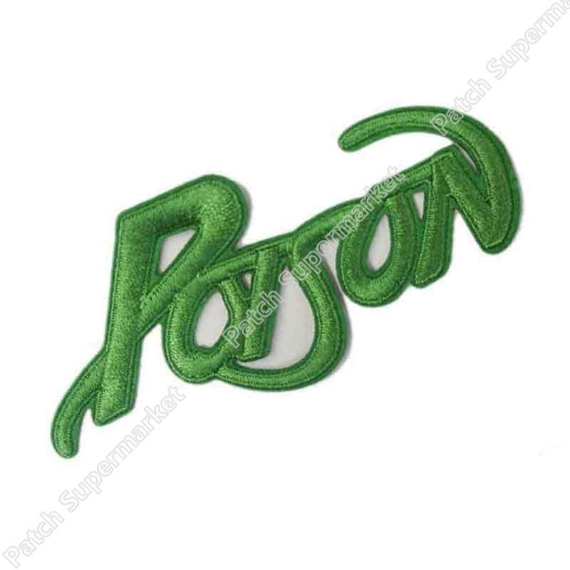 Poison Band Logo - Poison Logo 80s American Glam Music Band Iron On/Sew On Patch Tshirt ...