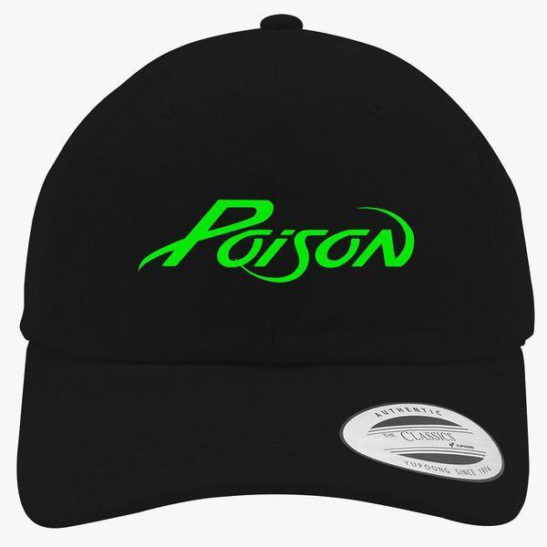 Poison Band Logo - Poison Band Logo Cotton Twill Hat | Customon.com