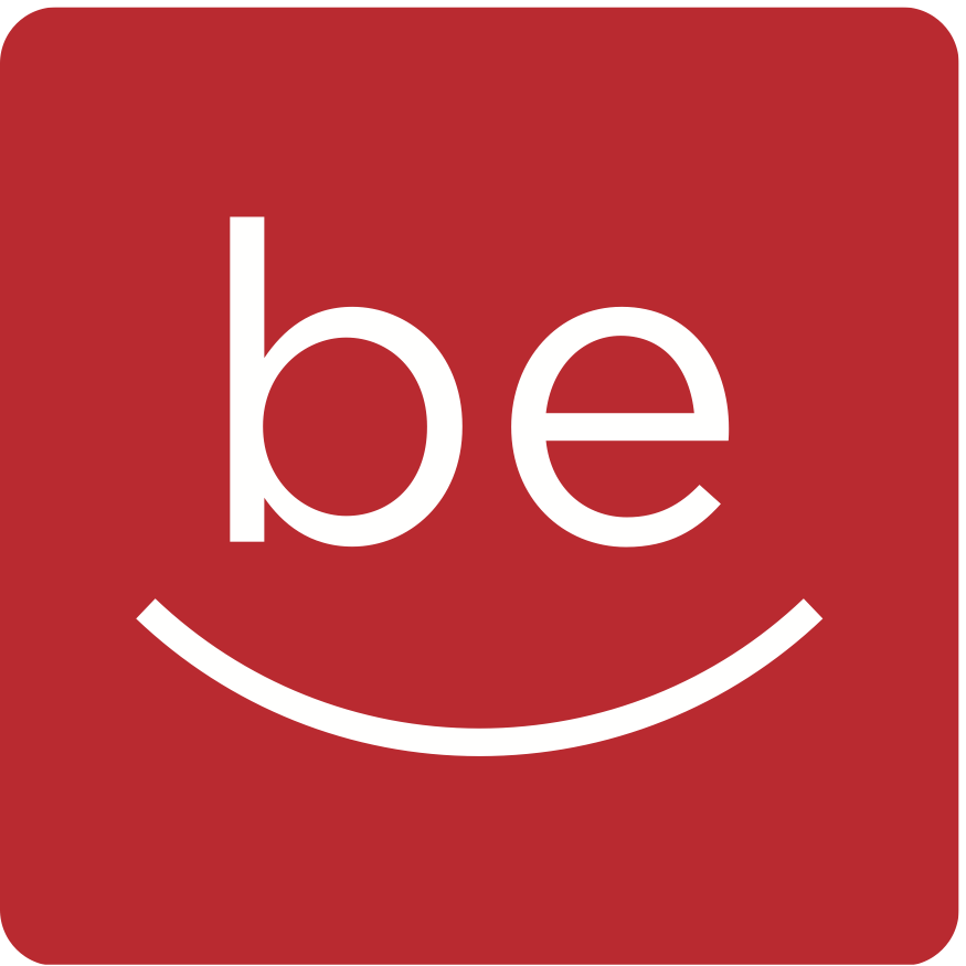 Be Logo - Logos (white) — Brilliant Experience
