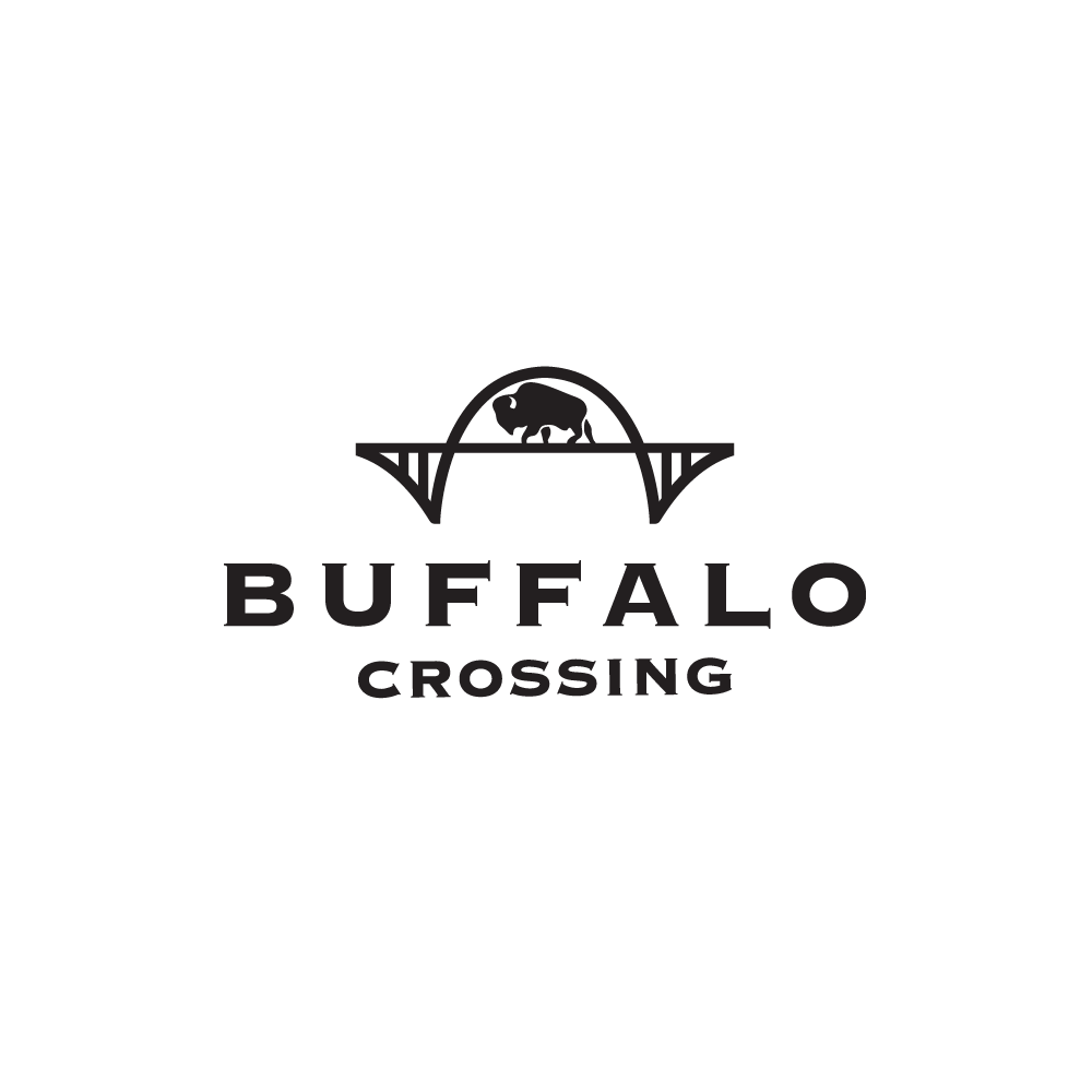 Bridge Logo - For Sale – Buffalo Crossing Bridge Logo Design | Logo Cowboy