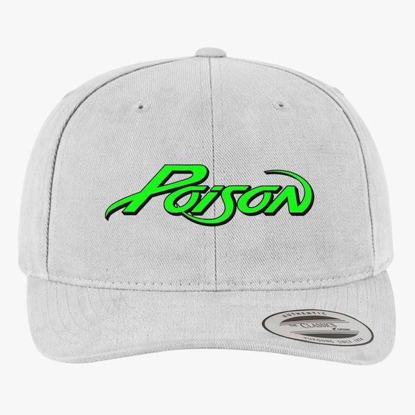 Poison Band Logo - Poison Band Logo Brushed Cotton Twill Hat | Customon.com