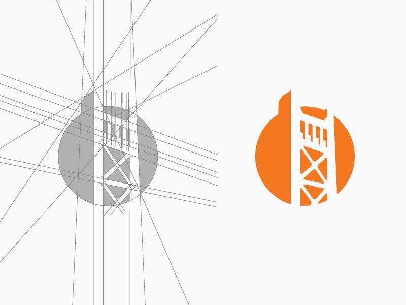 Bridge Logo - Bridge Logo Construction by Milos Radmilac | Dribbble | Dribbble