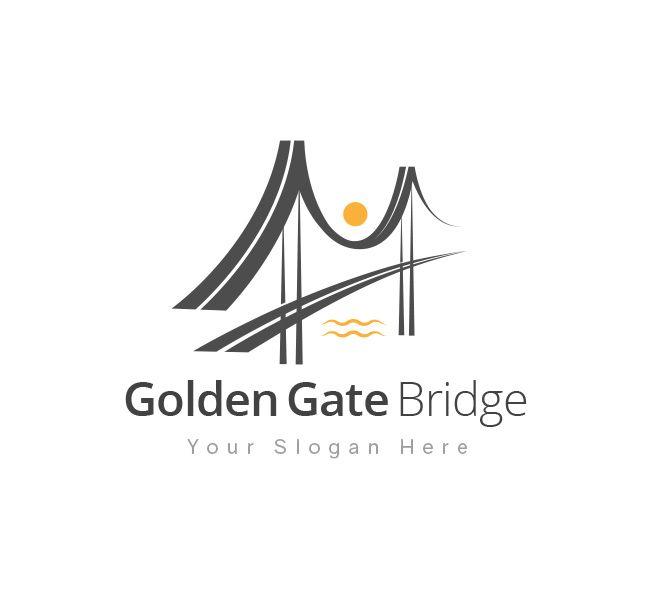 Bridge Logo - Golden Gate Logo & Business Card Template - The Design Love