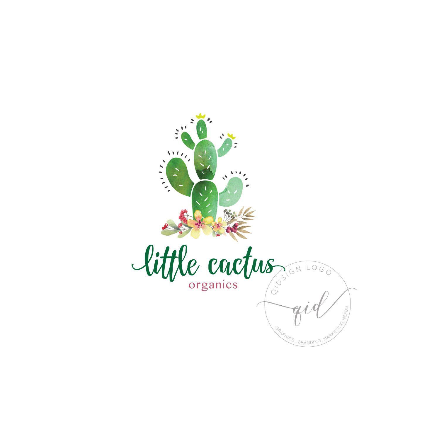 Cactus Logo - Premade Cactus Logo Photography Logo Business Logo Branding