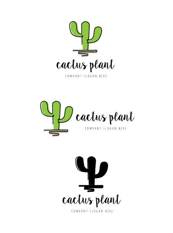 Cactus Logo - Cactus Plant Logo Logo Templates Creative Market