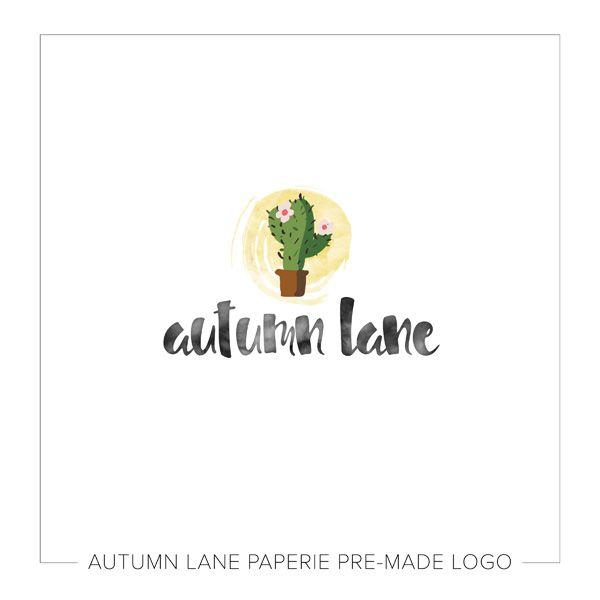 Cactus Logo - Cactus Logo - Autumn Lane Paperie