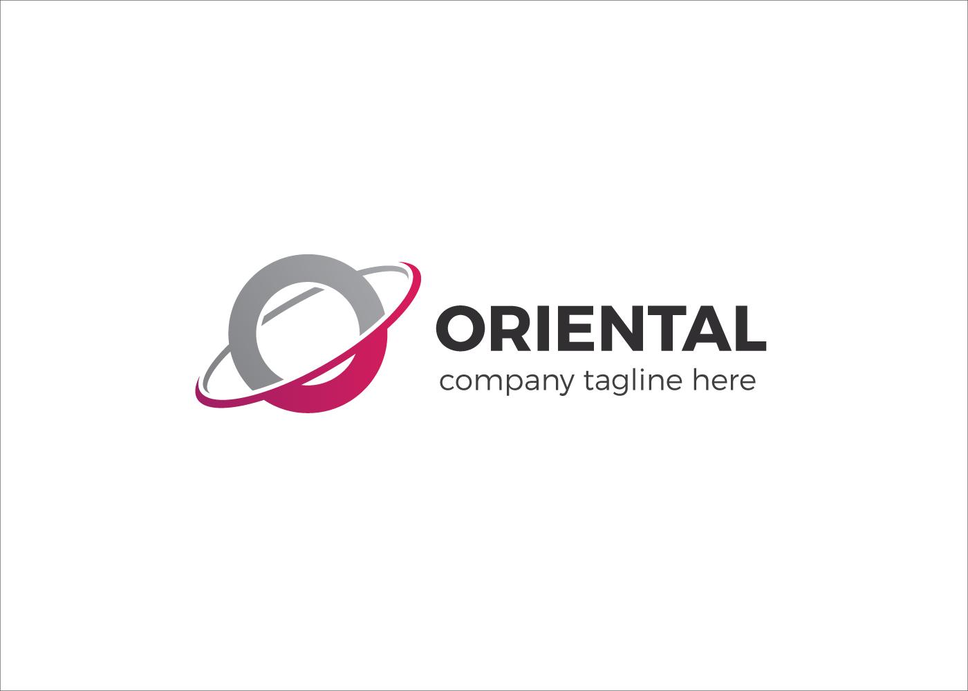 O Logo - Oriental Letter O Logo - Graphics Mount