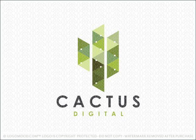 Cactus Logo - Cactus Digital. jessica. Logo design, Logos, Logo design inspiration