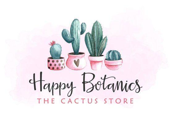 Cactus Logo - Cacti Logo / Succulent Logo / Cactus Logo / Nature Logo / | Etsy