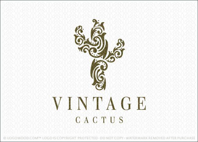 Cactus Logo - Readymade Logos Vintage Cactus