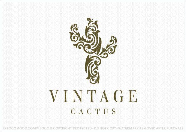 Cactus Company Logo - Readymade Logos for Sale Vintage Cactus | Readymade Logos for Sale