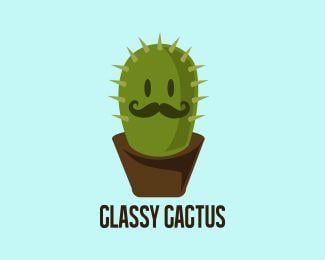 Cactus Logo - Classy Cactus Designed