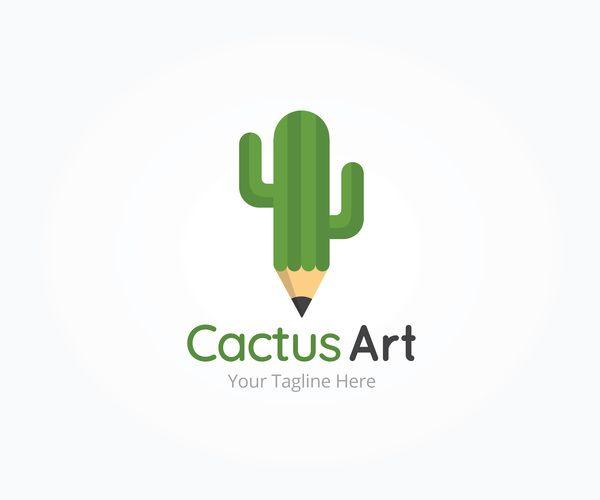 Cactus Logo - cactus art vector logo free download