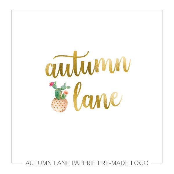 Cactus Logo - Cactus Logo. Autumn Lane Paperie