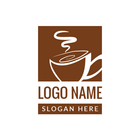 Brown and White Logo - Free Food & Drink Logo Designs. DesignEvo Logo Maker