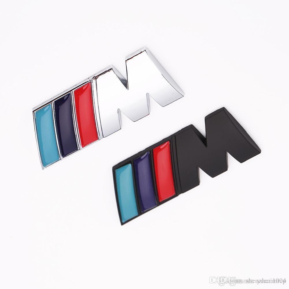 Cool PC Logo - 2019 Cool Car Auto Decoration Badge Stickers M Logo Metal 3D Car ...