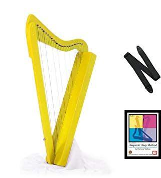Yellow Harp Logo - Harpsicle Rees Harps 26 String 33