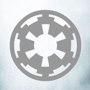 Silver Imperial Logo - Star Wars Imperial Logo Car/Laptop/Wall Art/Window Vinyl Decal ...